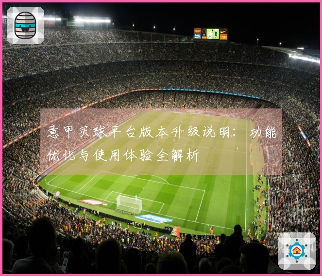 意甲买球平台版本升级说明：功能优化与使用体验全解析